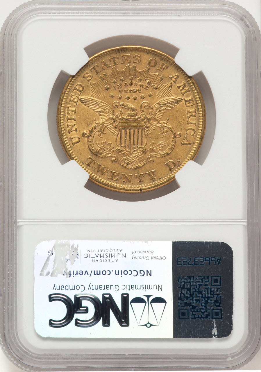 1870 $20 Liberty Double Eagle NGC AU55