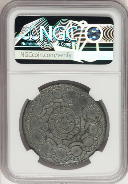 1776 Continental Dollar CURENCY Pewter Colonials NGC MS61