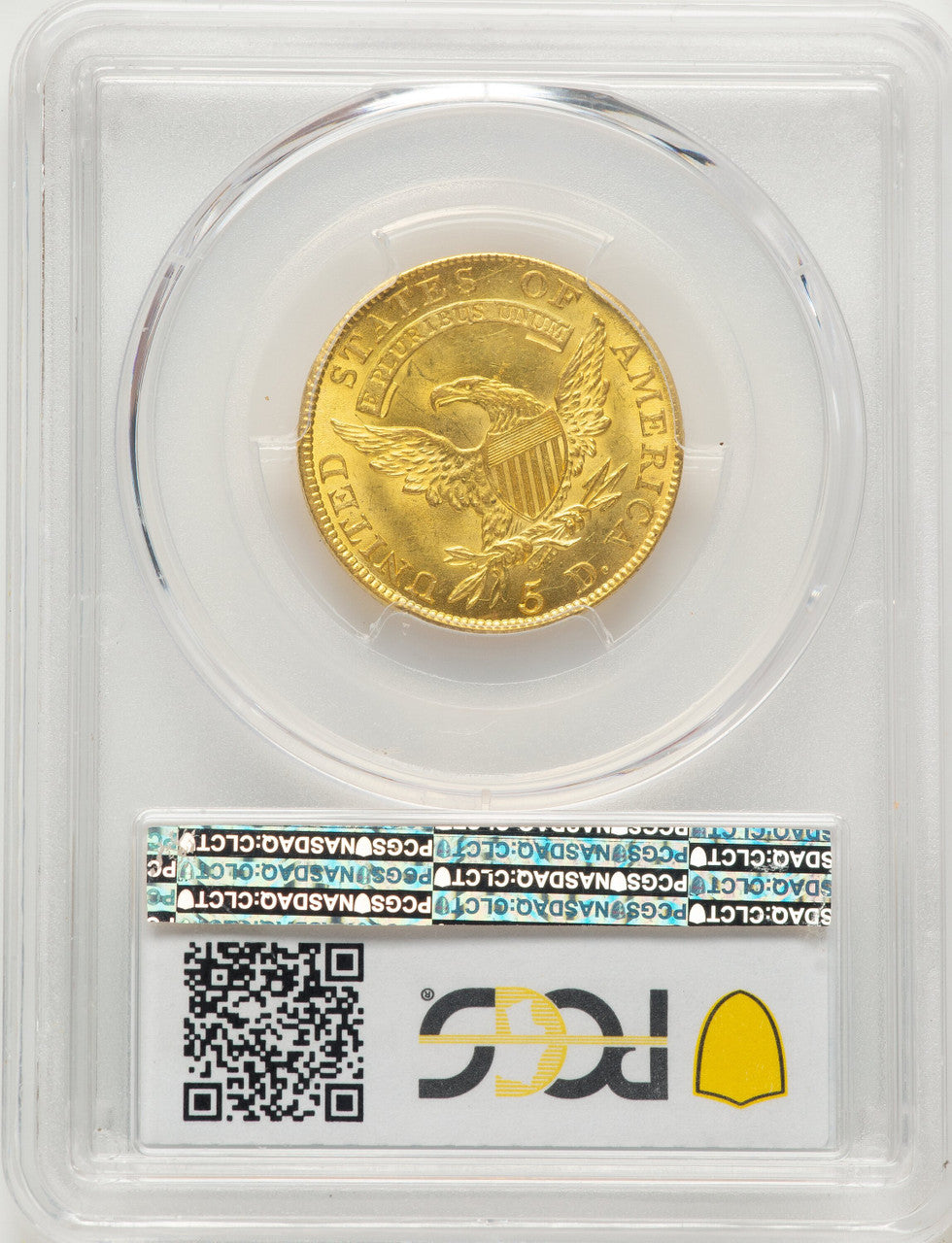 1810 $5 Large Date Large 5 Early Half Eagle PCGS MS64