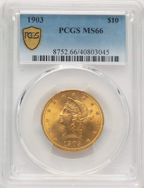 1903 $10 Liberty Eagle PCGS MS66