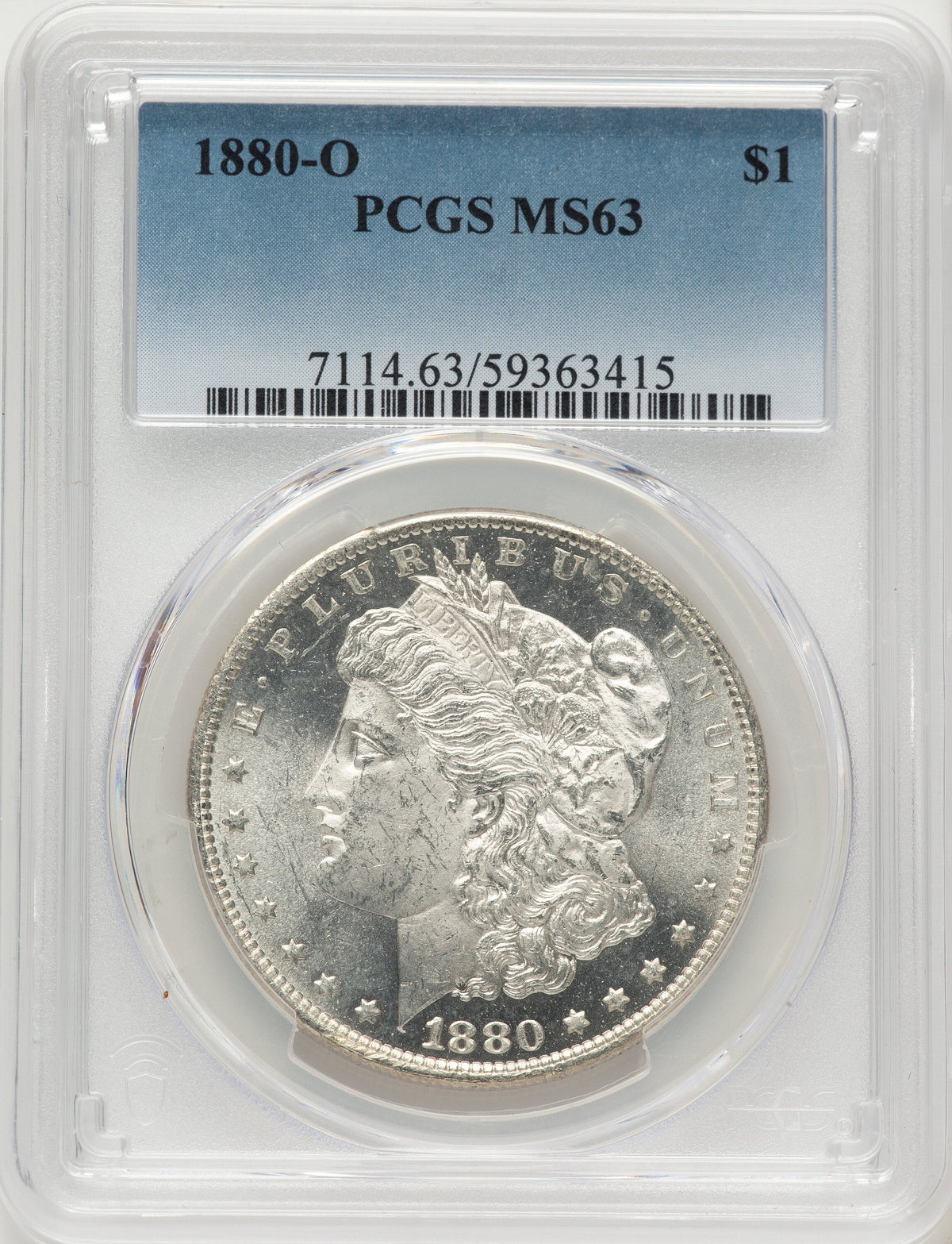 1880-O Morgan Dollar PCGS MS63