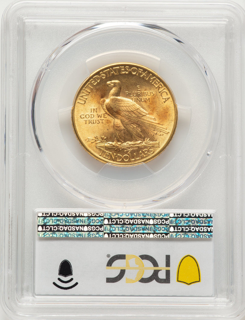 1912 $10 Blue Gradient Indian Eagle PCGS MS63
