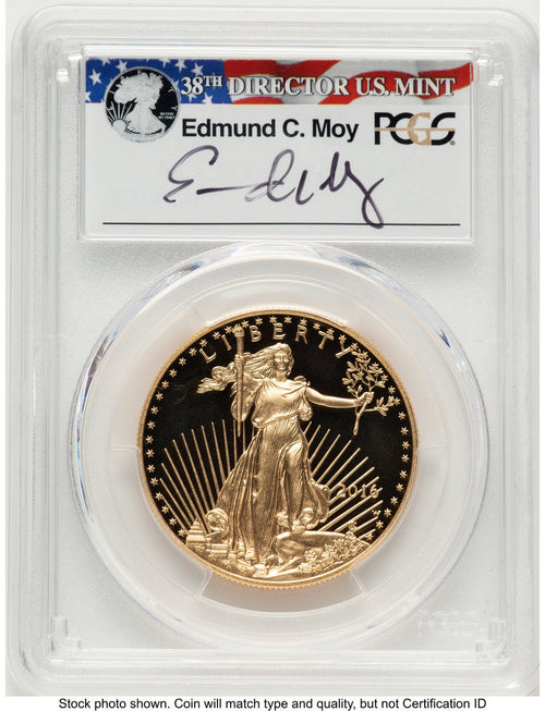 2016-W Proof Gold Eagle 1 oz FS PCGS PR70 Ed Moy