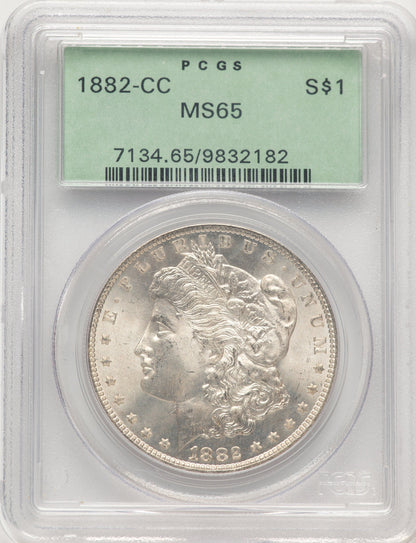 1882-CC Morgan Dollar PCGS MS65