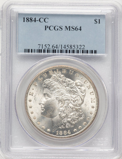 1884-CC Morgan Dollar PCGS MS64