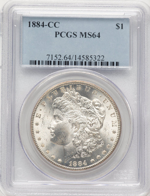 1884-CC Morgan Dollar PCGS MS64