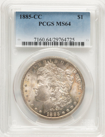 1885-CC Morgan Dollar PCGS MS64
