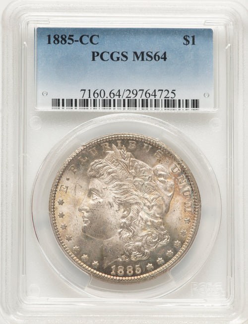 1885-CC Morgan Dollar PCGS MS64