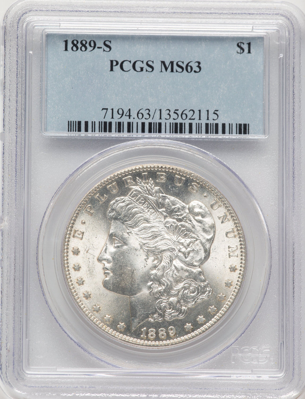 1889-S Morgan Dollar PCGS MS63