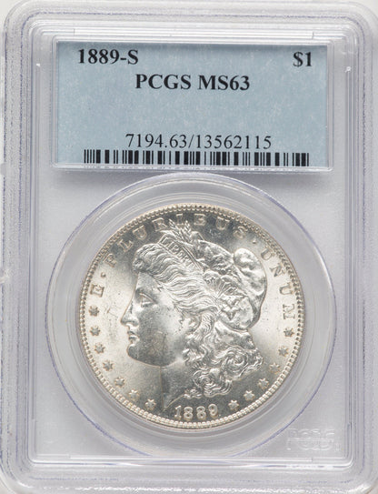 1889-S Morgan Dollar PCGS MS63