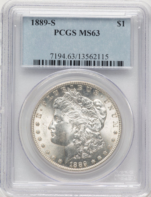 1889-S Morgan Dollar PCGS MS63