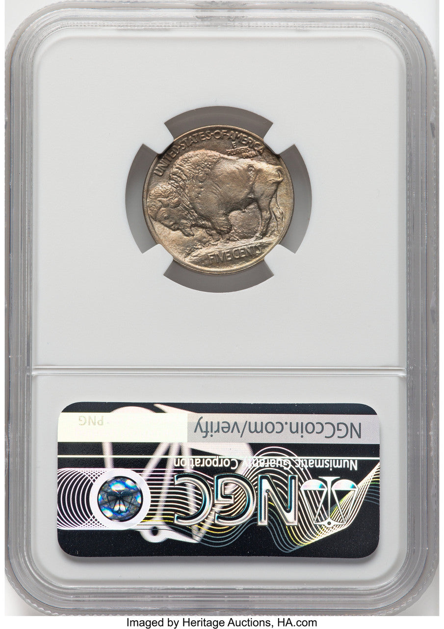 1913 T-1 5C Buffalo Nickel NGC MS67