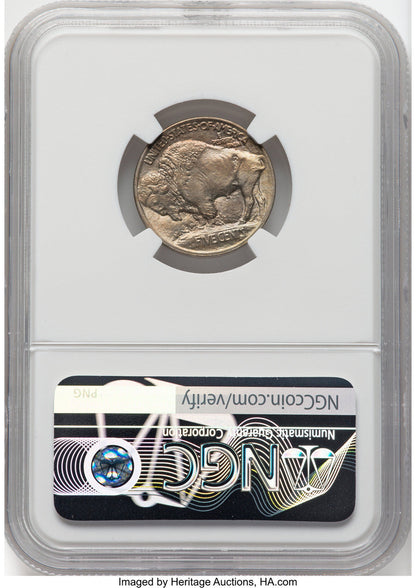 1913 T-1 5C Buffalo Nickel NGC MS67
