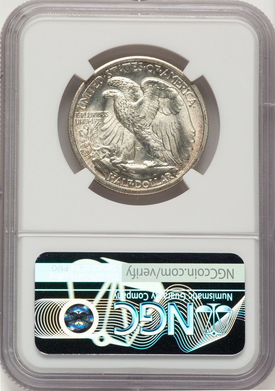 1942-S 50C Walking Liberty Half Dollar NGC MS67