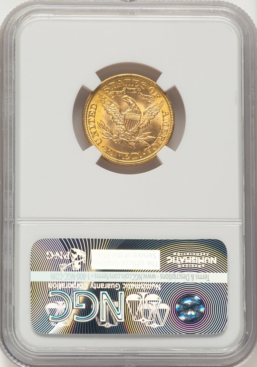 1901 $5 Liberty Half Eagle NGC MS65