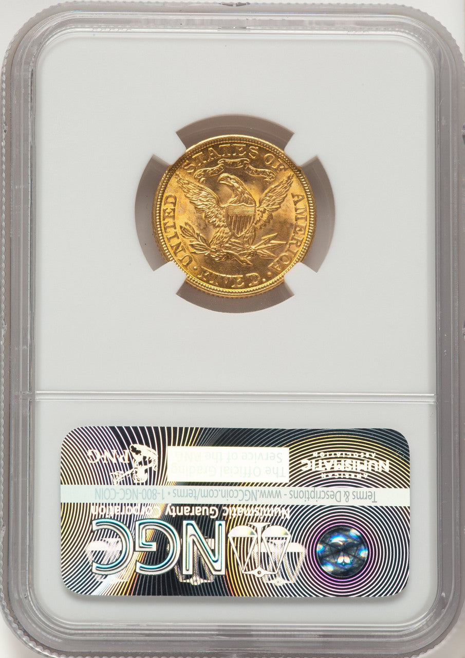 1901 $5 Liberty Half Eagle NGC MS65