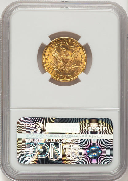 1901 $5 Liberty Half Eagle NGC MS65