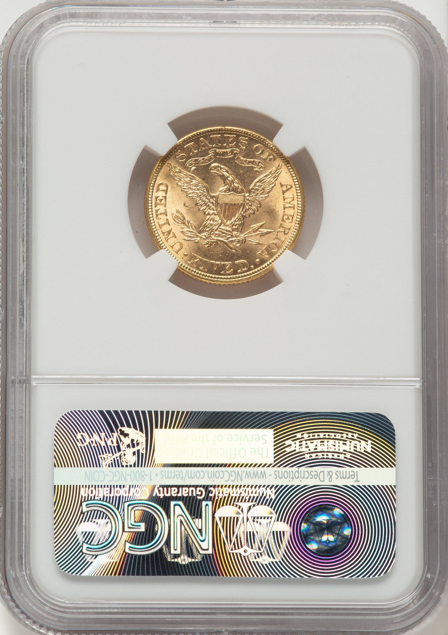 1900 $5 Liberty Half Eagle NGC MS65