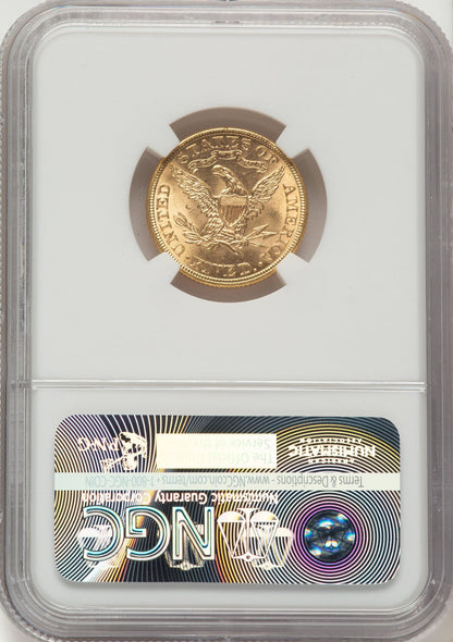 1900 $5 Liberty Half Eagle NGC MS65