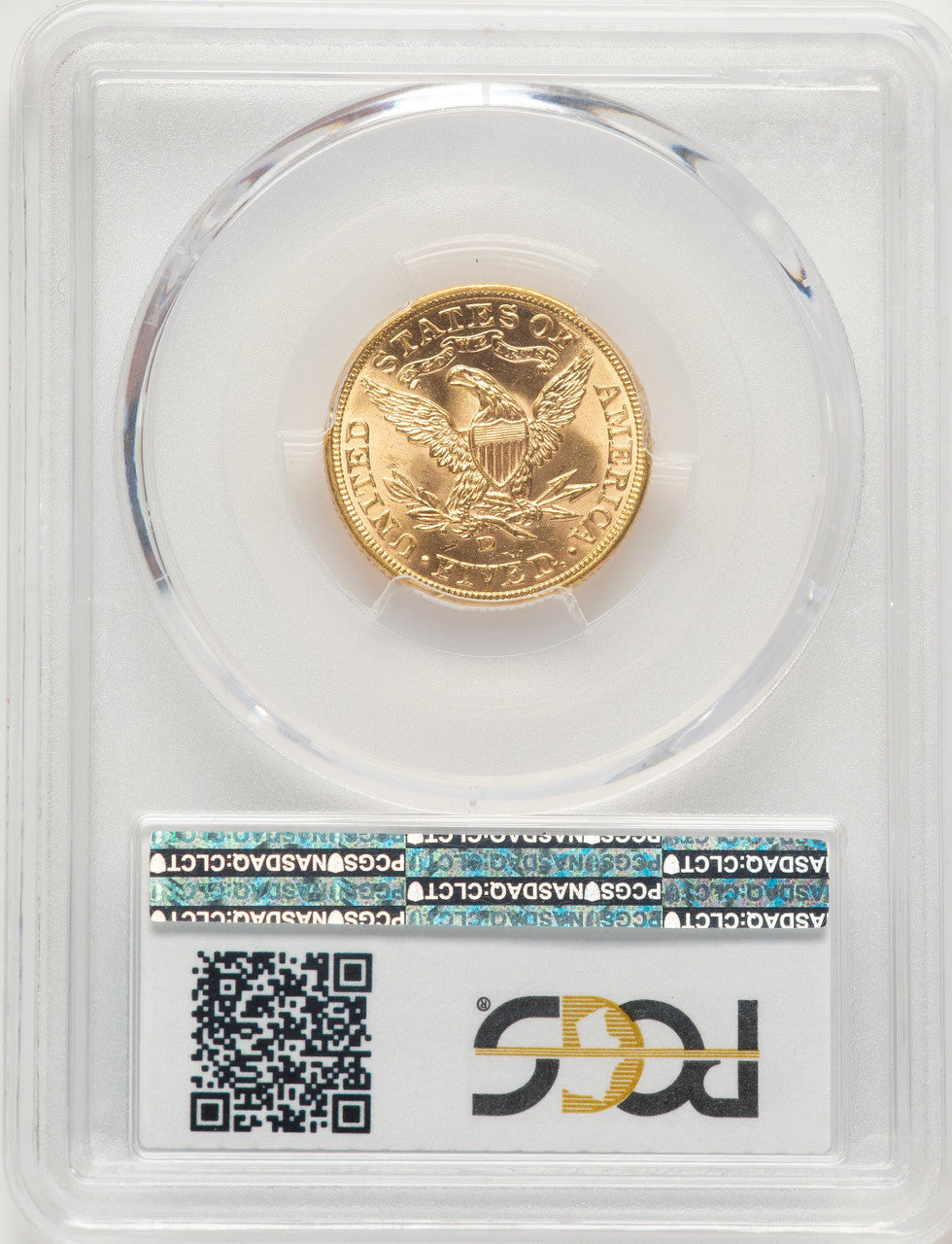 1907-D $5 Liberty Half Eagle PCGS MS65