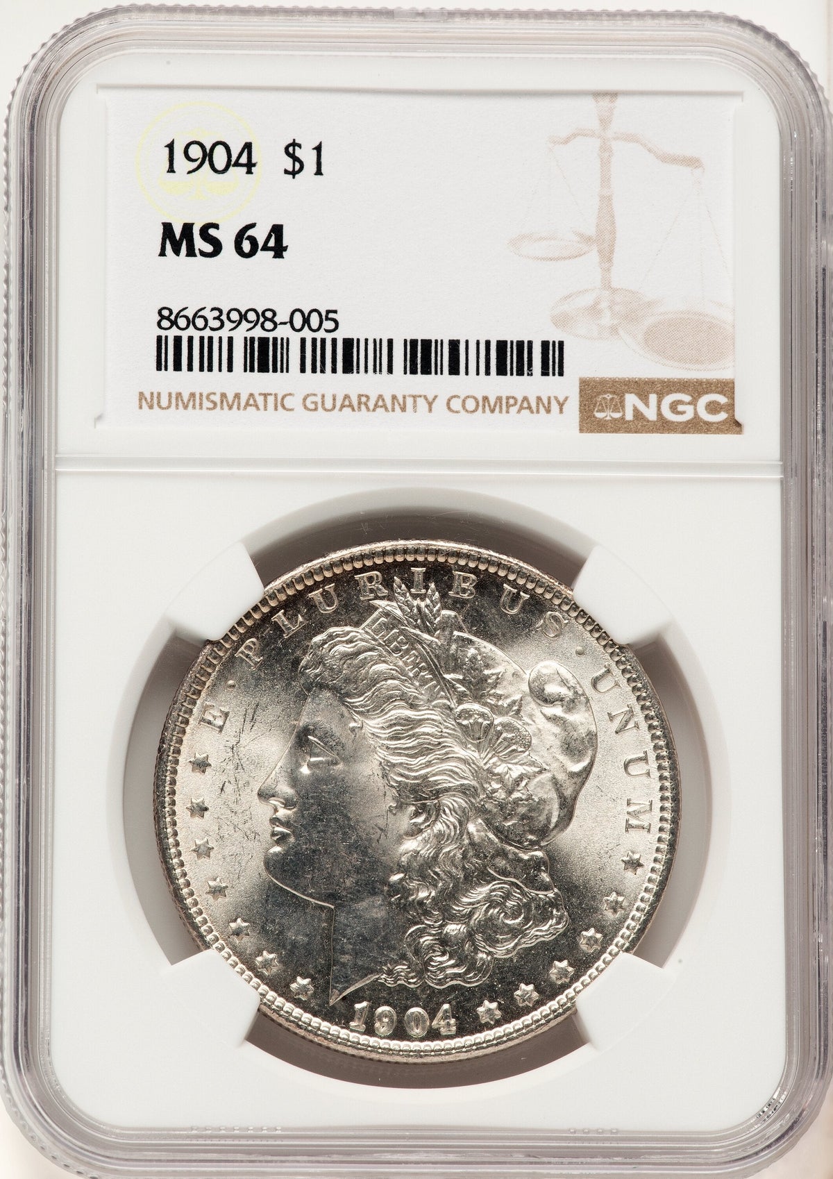 1904 Morgan Dollar NGC MS64