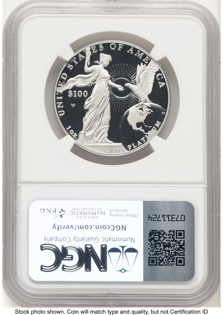 2015-W Proof Platinum Eagle 1 oz Brown Label NGC PF70