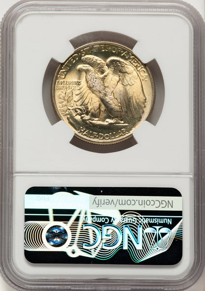 1946 50C Walking Liberty Half Dollar NGC MS67
