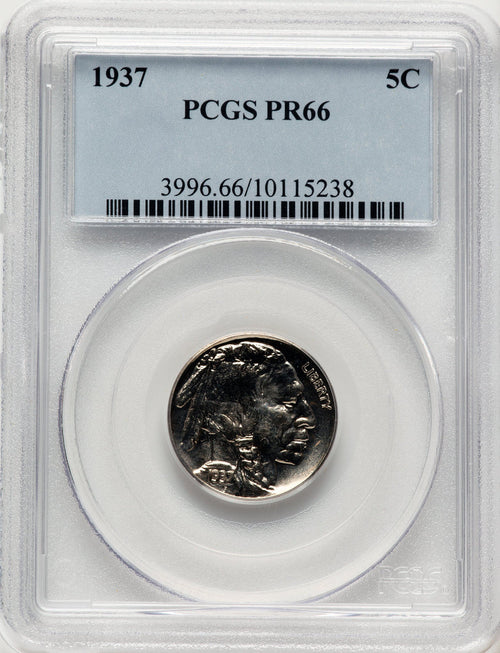 1937 5C Proof Buffalo Nickel PCGS PR66