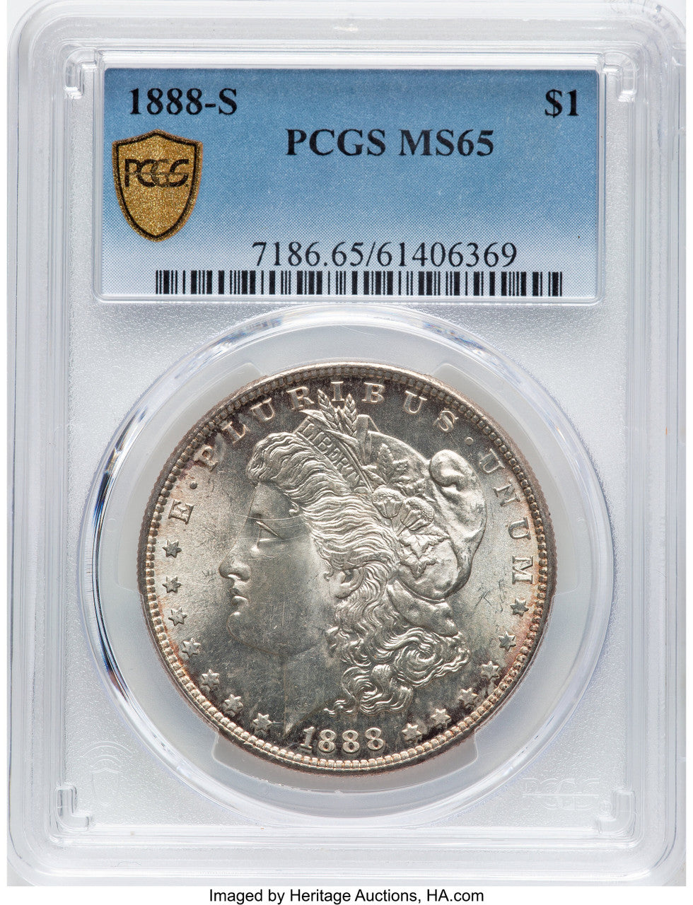 1888-S Morgan Dollar PCGS MS65