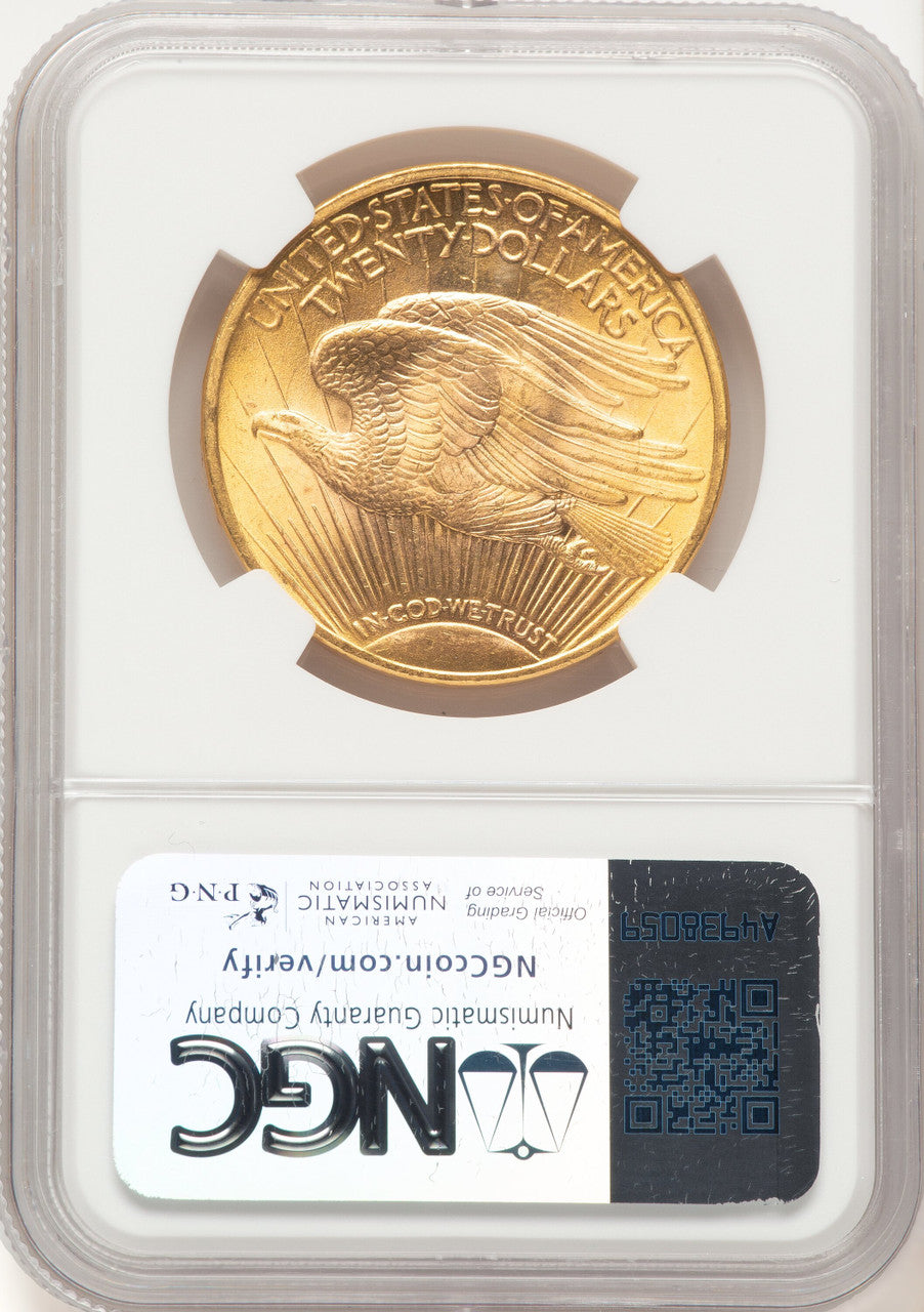 1922 $20 CAC Saint-Gaudens Double Eagle NGC MS64+