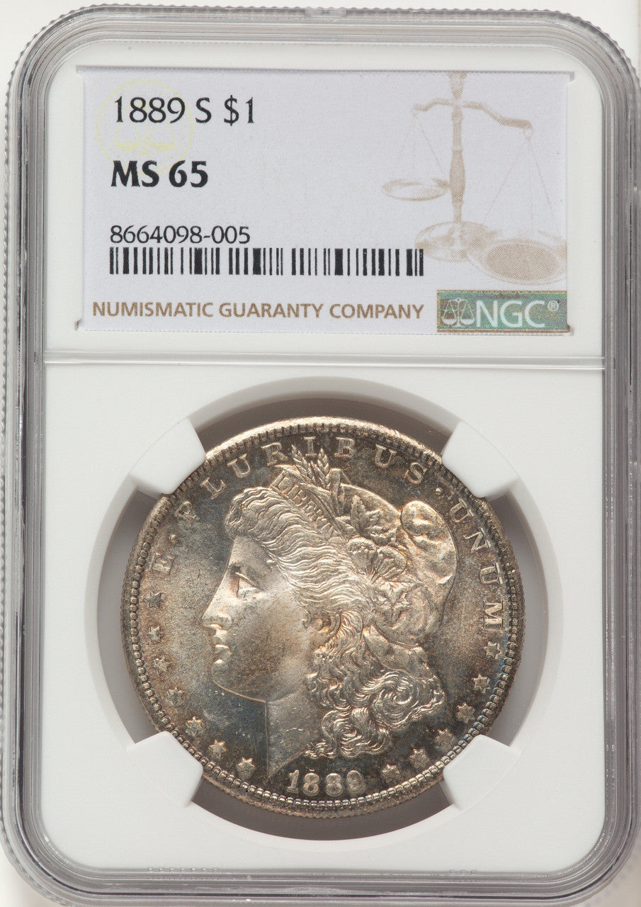 1889-S Morgan Dollar NGC MS65