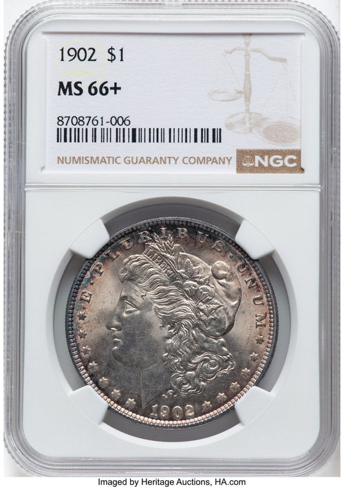 1902 Morgan Dollar NGC MS66+