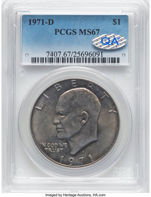 1971-D $1 Eisenhower Dollar PCGS MS67