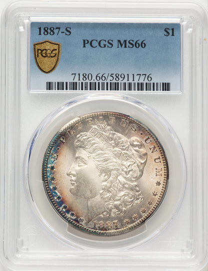 1887-S Morgan Dollar PCGS MS66