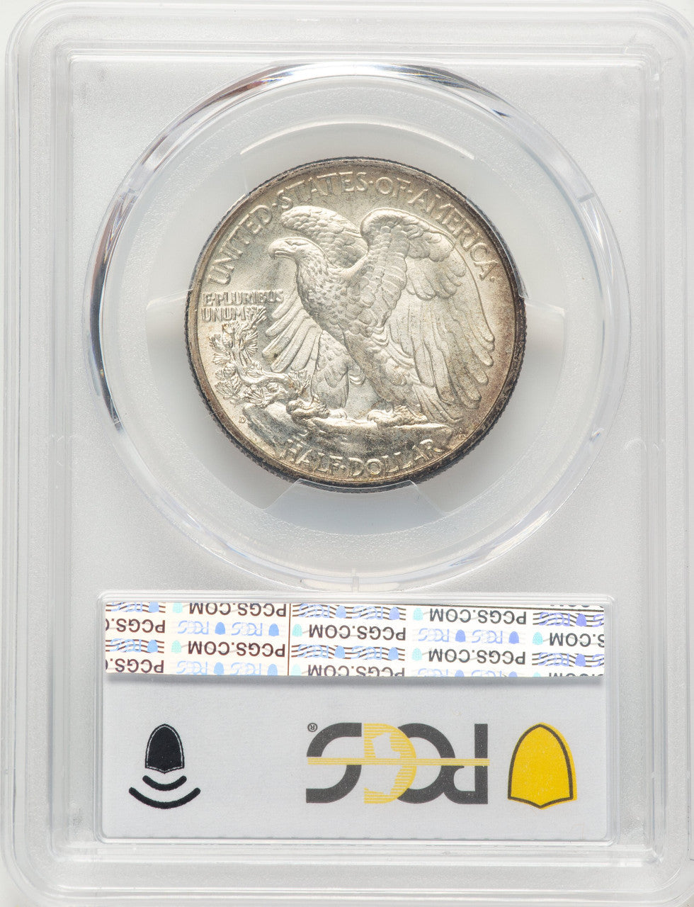 1939-D 50C Walking Liberty Half Dollar PCGS MS67