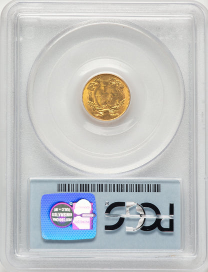 1855 G$1 Type Two Gold Dollar PCGS MS64