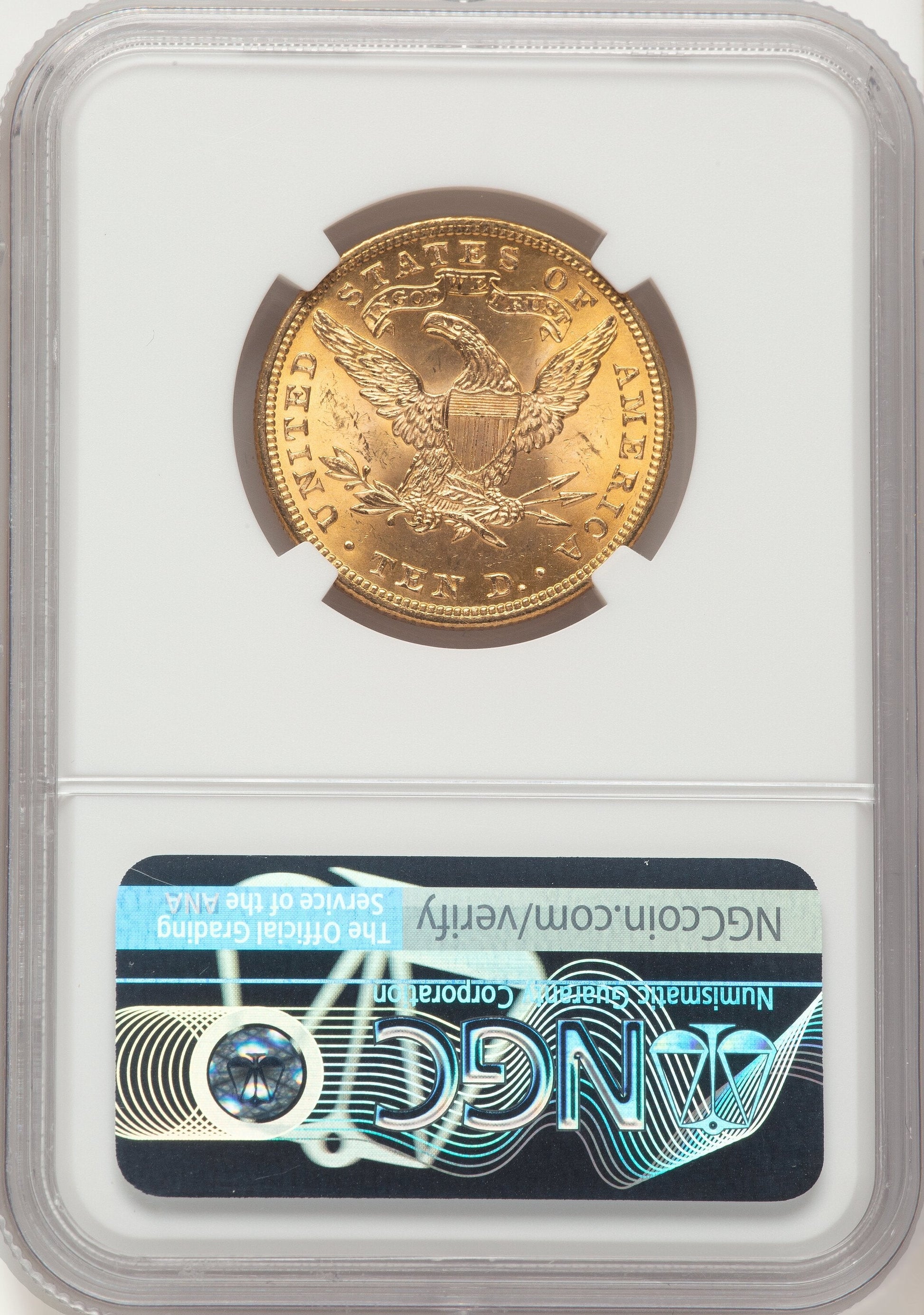 1901 $10 Liberty Eagle NGC MS65+