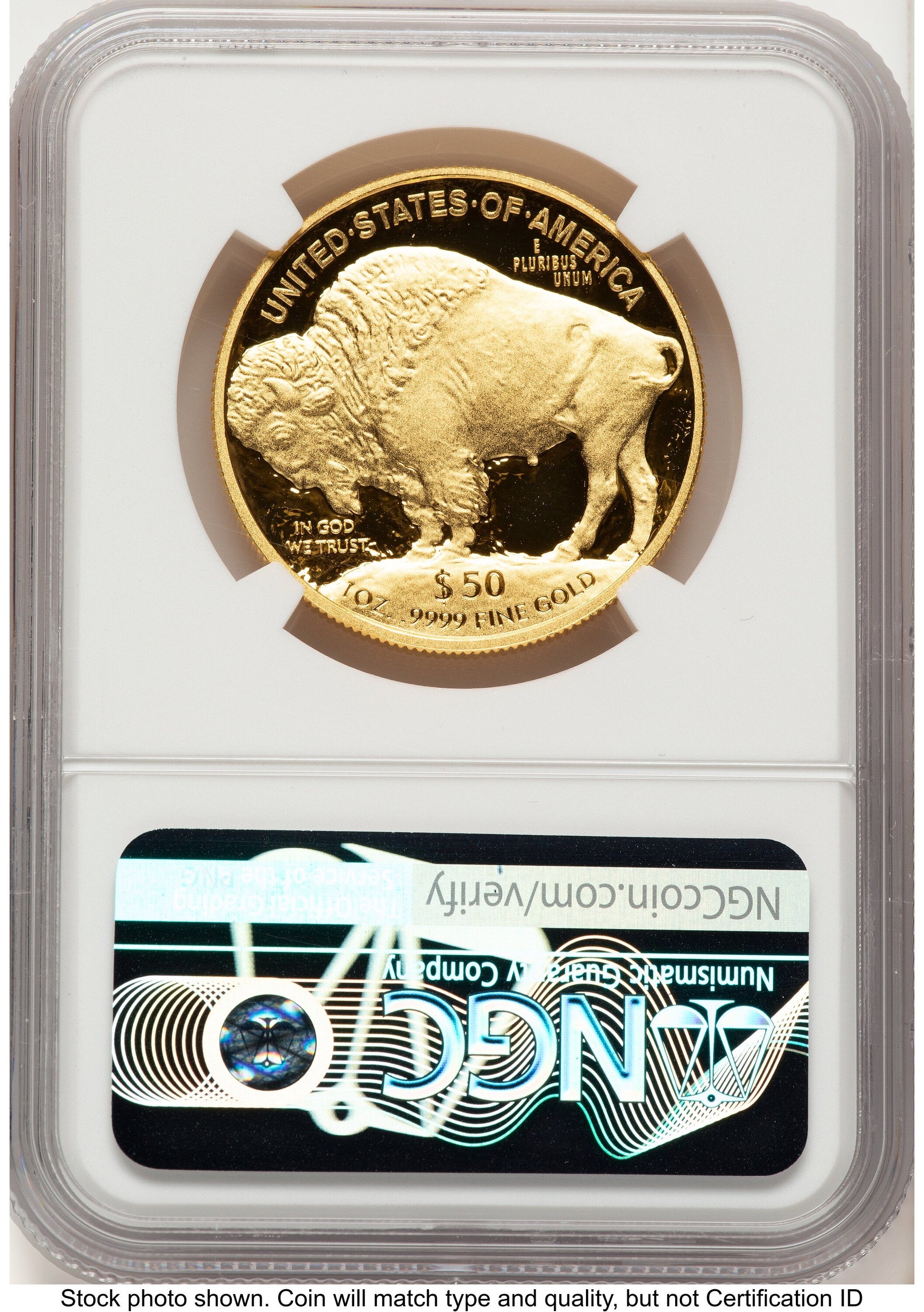 2019-W Proof Gold Buffalo 1 oz Brown Label NGC PF70