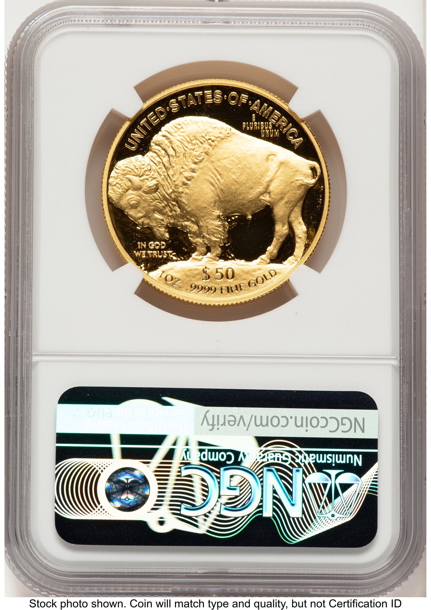 2014-W Proof Gold Buffalo 1 oz 1.00 oz Brown Label NGC PF70