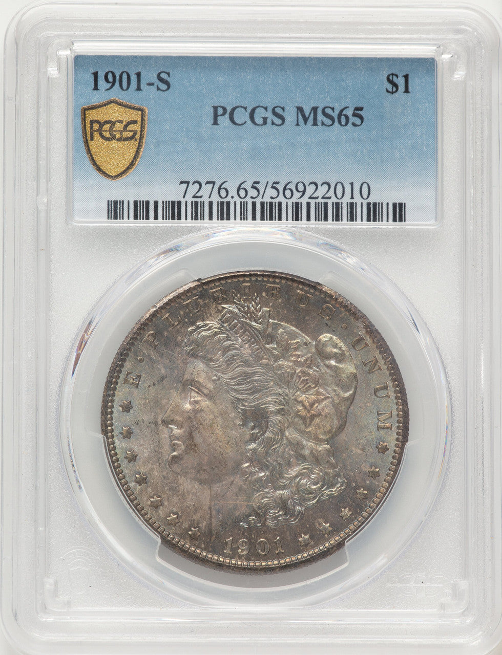 1901-S Morgan Dollar PCGS MS65