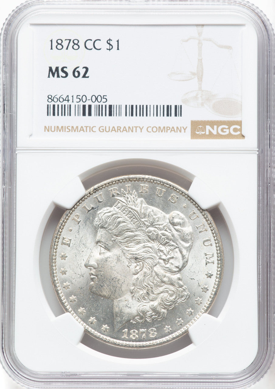 1878-CC Morgan Dollar NGC MS62