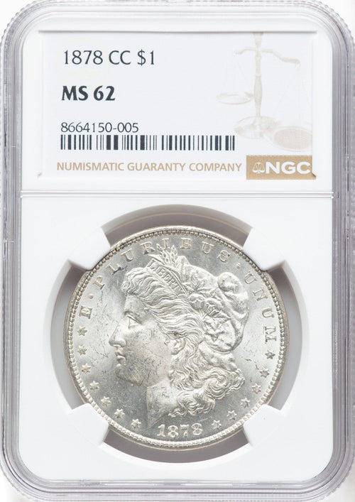 1878-CC Morgan Dollar NGC MS62