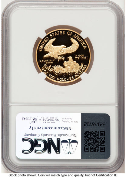2018-W Proof Gold Eagle 1/2 oz Kenneth Bressett Red Book NGC PF70