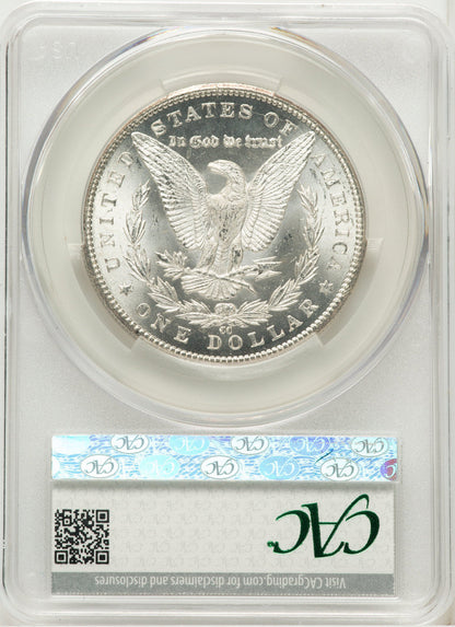 1885-CC Morgan Dollar CACG MS62