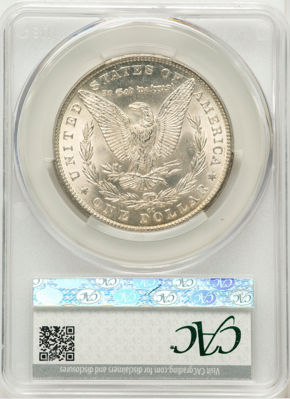 1881-CC Morgan Dollar CACG MS63