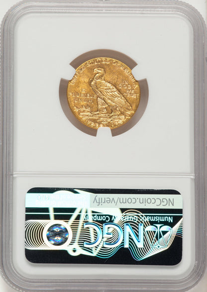 1910 $5 Indian Half Eagle NGC MS63