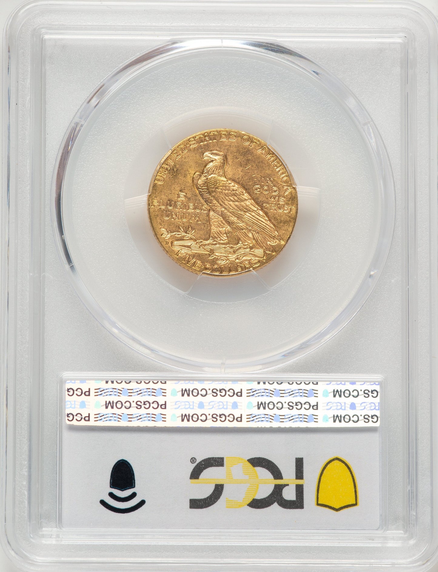 1908-D $5 Indian Half Eagle PCGS MS63