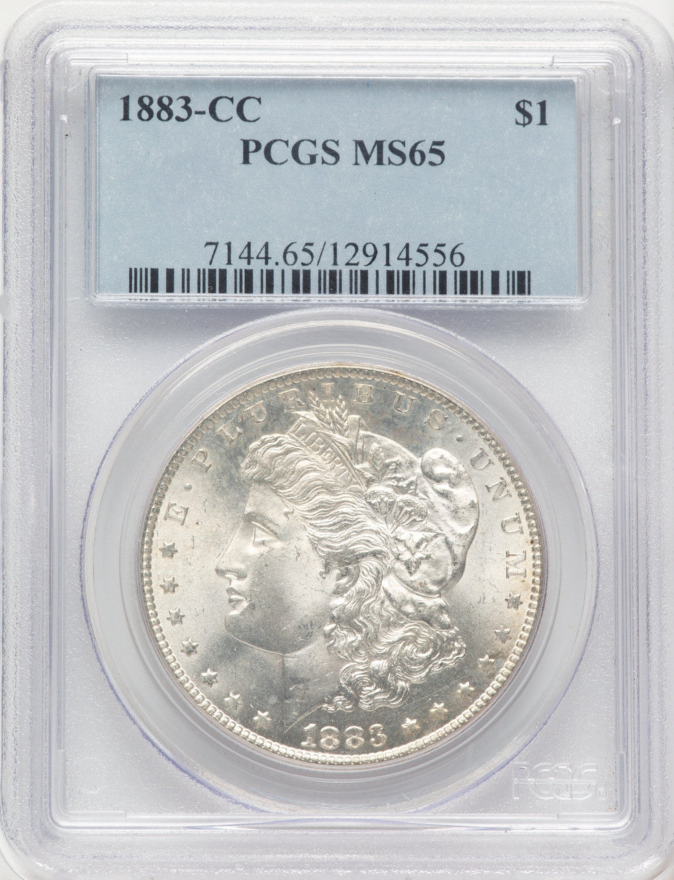 1883-CC Morgan Dollar PCGS MS65