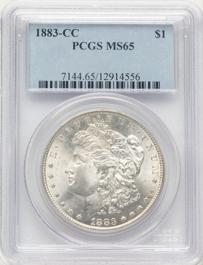 1883-CC Morgan Dollar PCGS MS65
