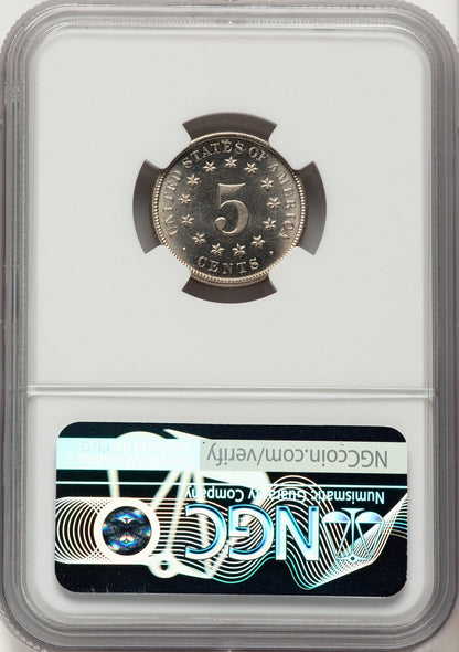1878 5C Proof Shield Nickel NGC PR66